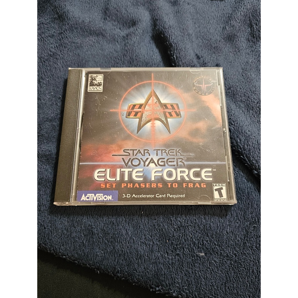 Star Trek Voyager Elite Force PC Game Windows 95 98 NT 2000 Activision Raven
